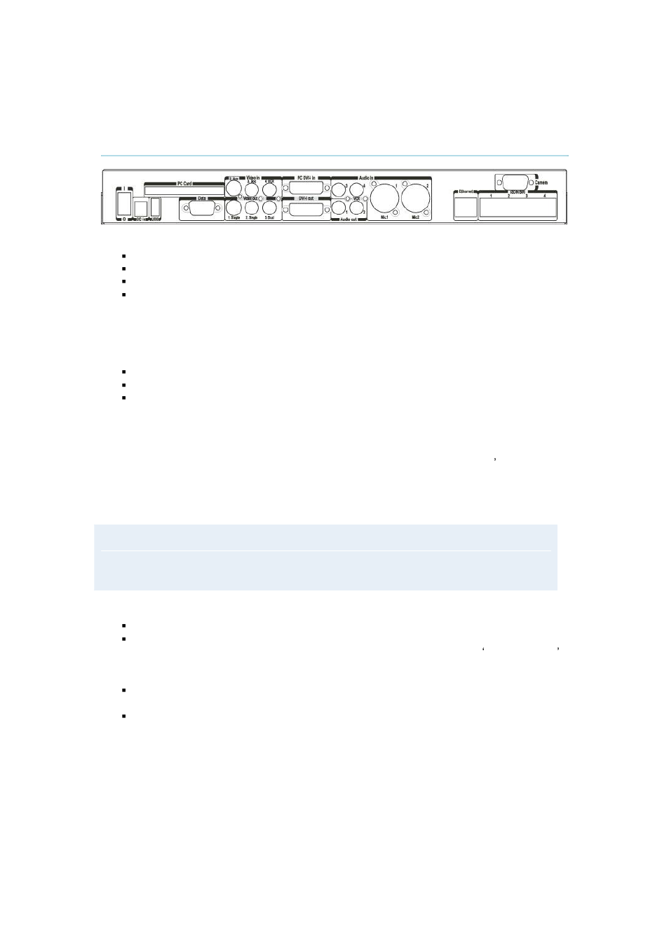 1 interfaces | Tandberg Data 3000MXP User Manual | Page 111 / 150