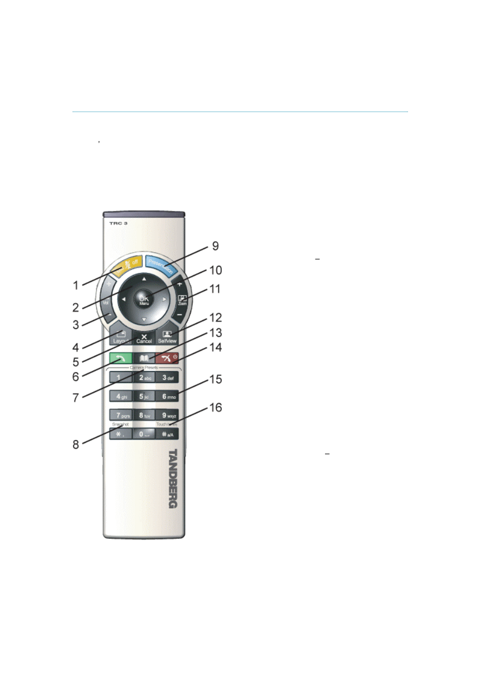 2 using the remote control | Tandberg Data 3000MXP User Manual | Page 22 / 150