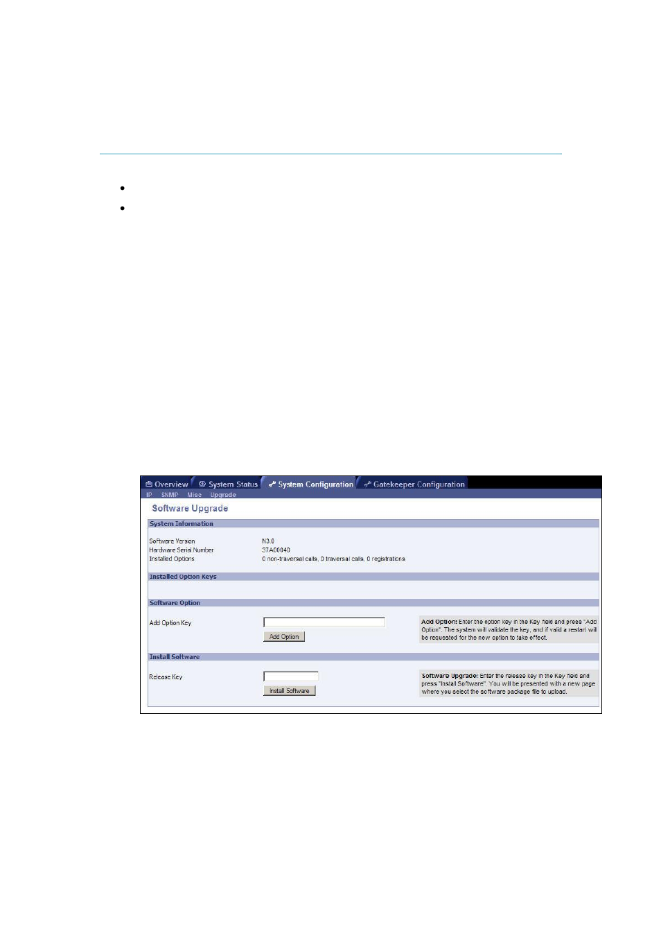 Software upgrade, Upgrading using http(s), 4 software upgrade | Tandberg Data N3 User Manual | Page 36 / 59