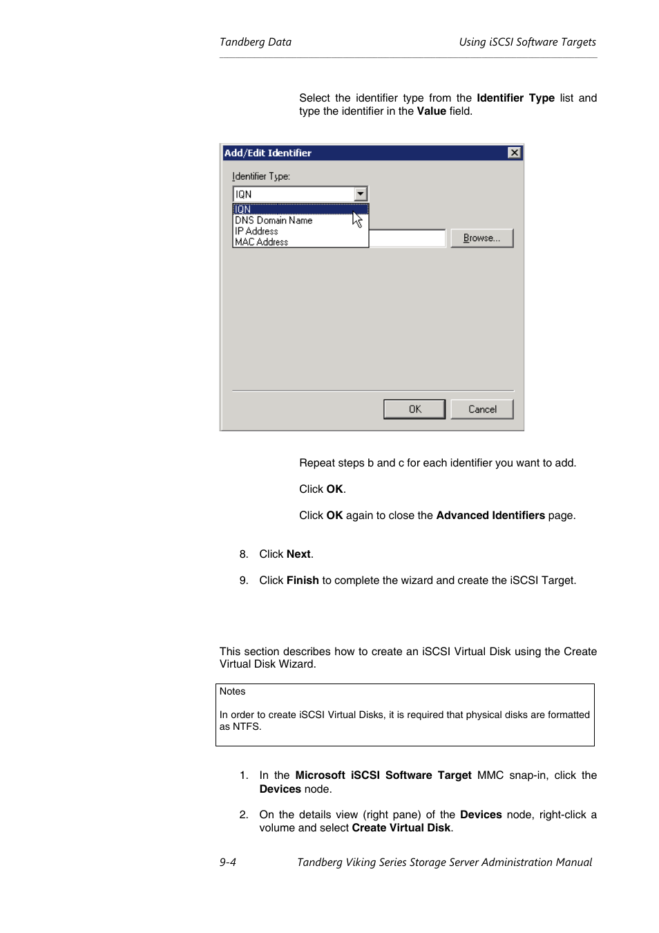 Tandberg Data NAS Hardware Viking FS-1500 User Manual | Page 144 / 151