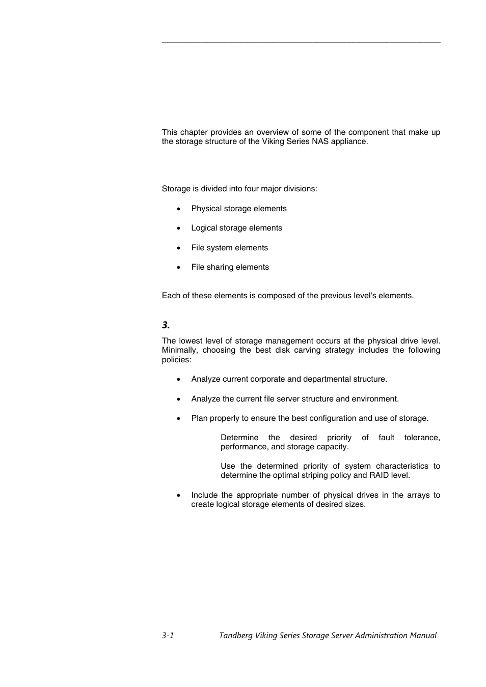 Storage & file server management | Tandberg Data NAS Hardware Viking FS-1500 User Manual | Page 21 / 151