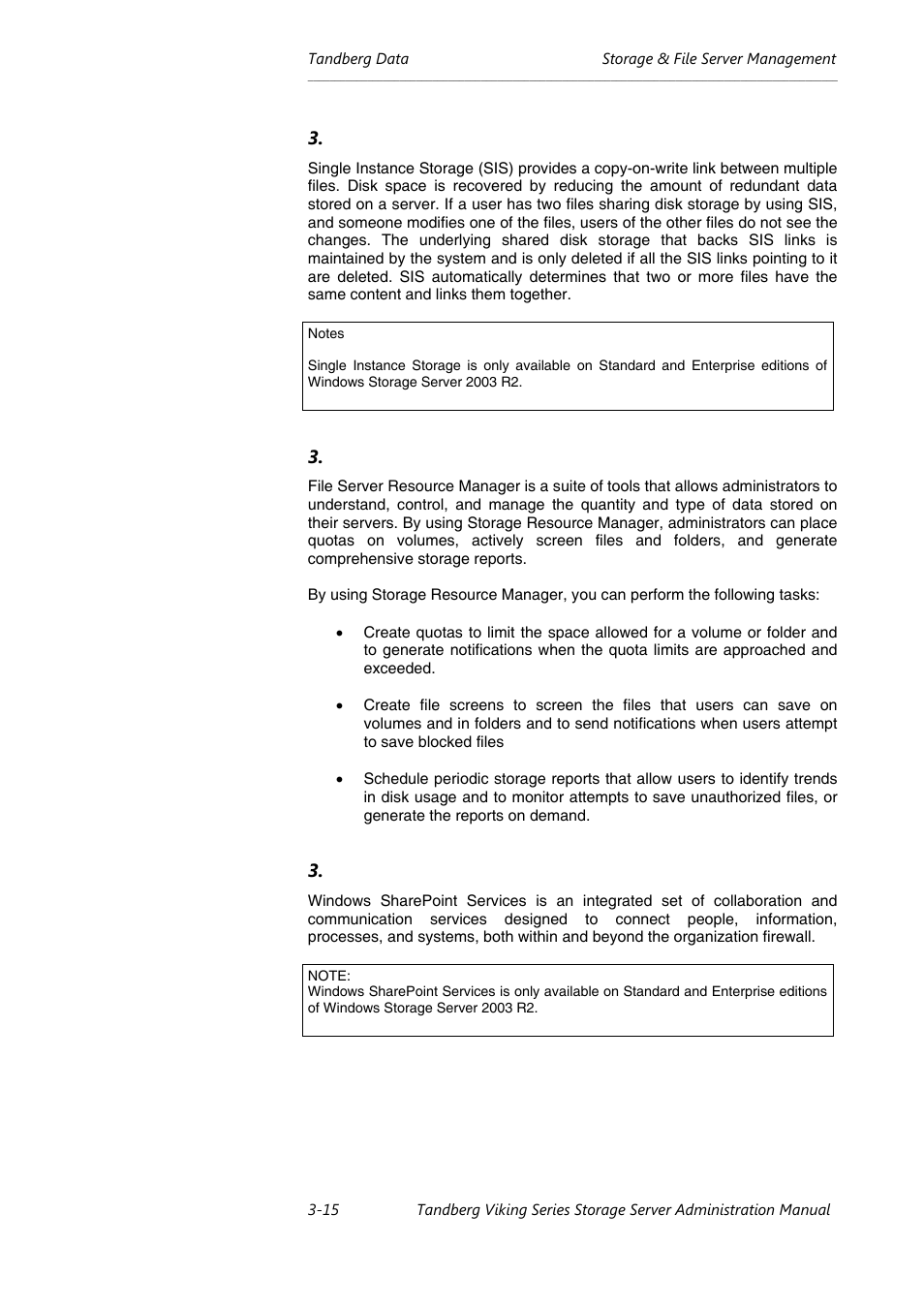 Tandberg Data NAS Hardware Viking FS-1500 User Manual | Page 35 / 151