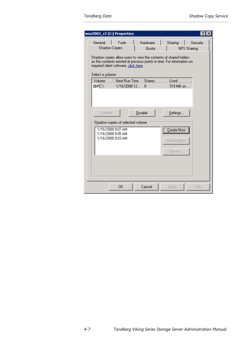 Tandberg Data NAS Hardware Viking FS-1500 User Manual | Page 45 / 151
