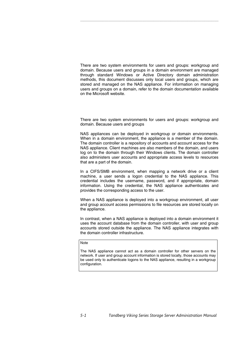 User & group management | Tandberg Data NAS Hardware Viking FS-1500 User Manual | Page 61 / 151