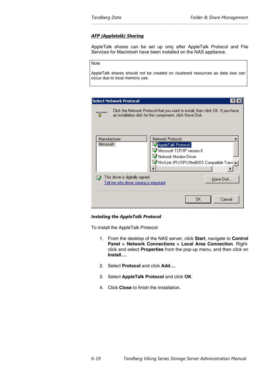 Tandberg Data NAS Hardware Viking FS-1500 User Manual | Page 83 / 151