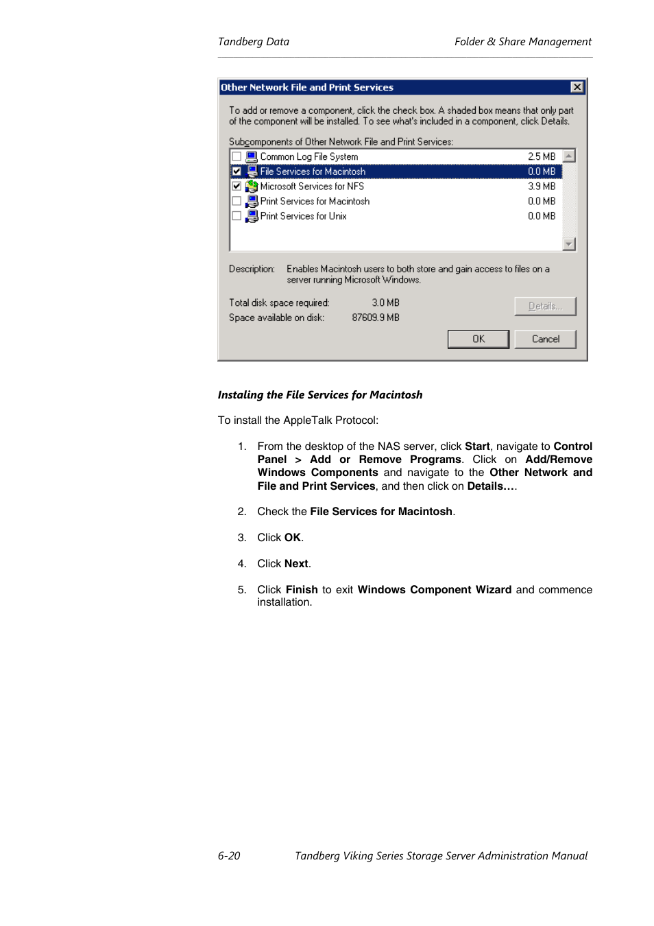 Tandberg Data NAS Hardware Viking FS-1500 User Manual | Page 84 / 151
