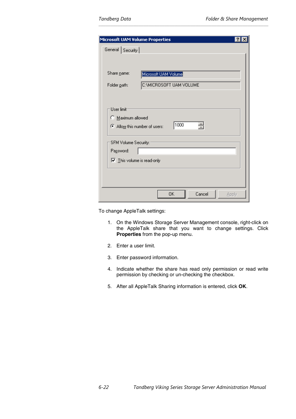 Tandberg Data NAS Hardware Viking FS-1500 User Manual | Page 86 / 151