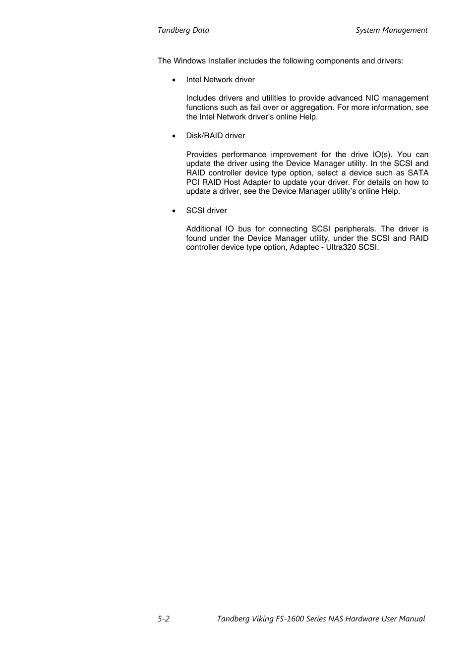Tandberg Data FS-1610 User Manual | Page 34 / 53
