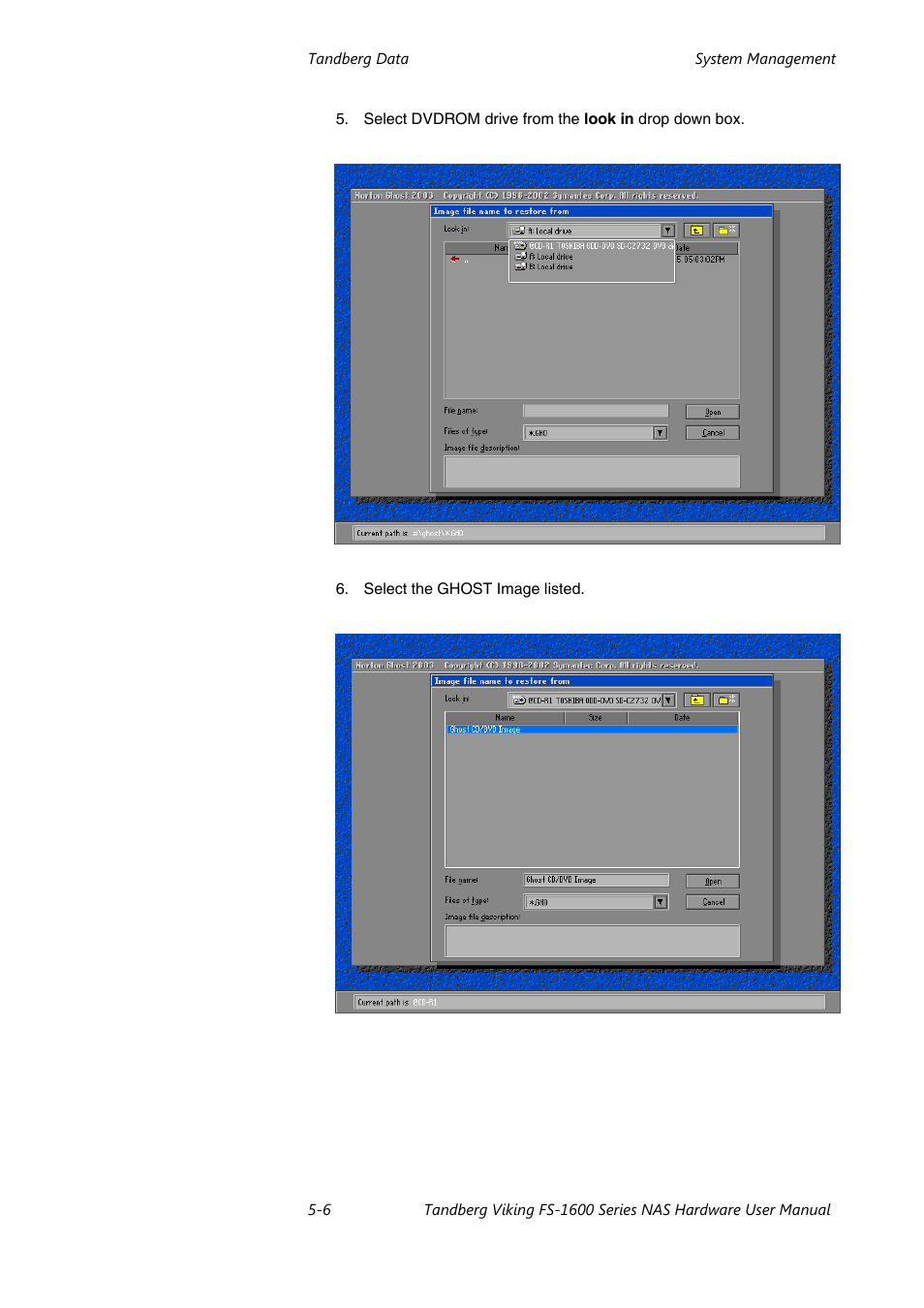Tandberg Data FS-1610 User Manual | Page 38 / 53