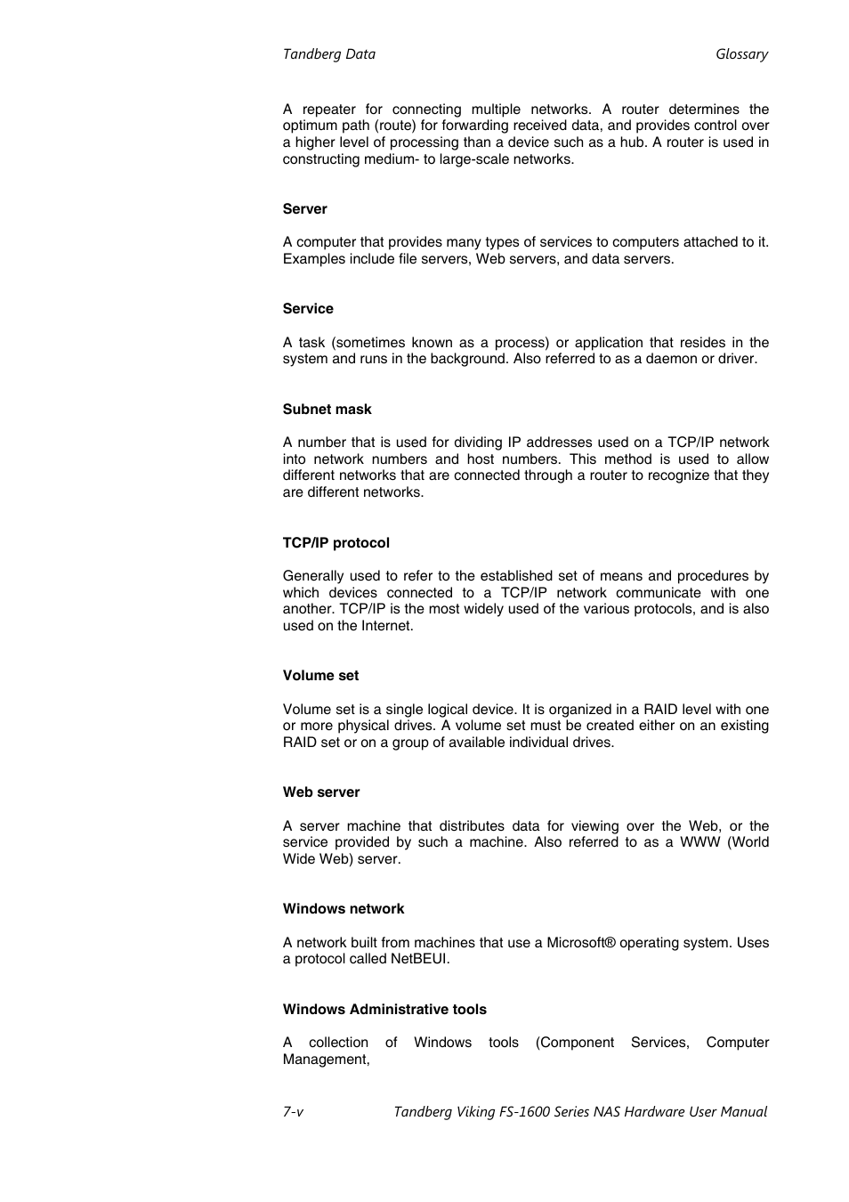 Tandberg Data FS-1610 User Manual | Page 51 / 53