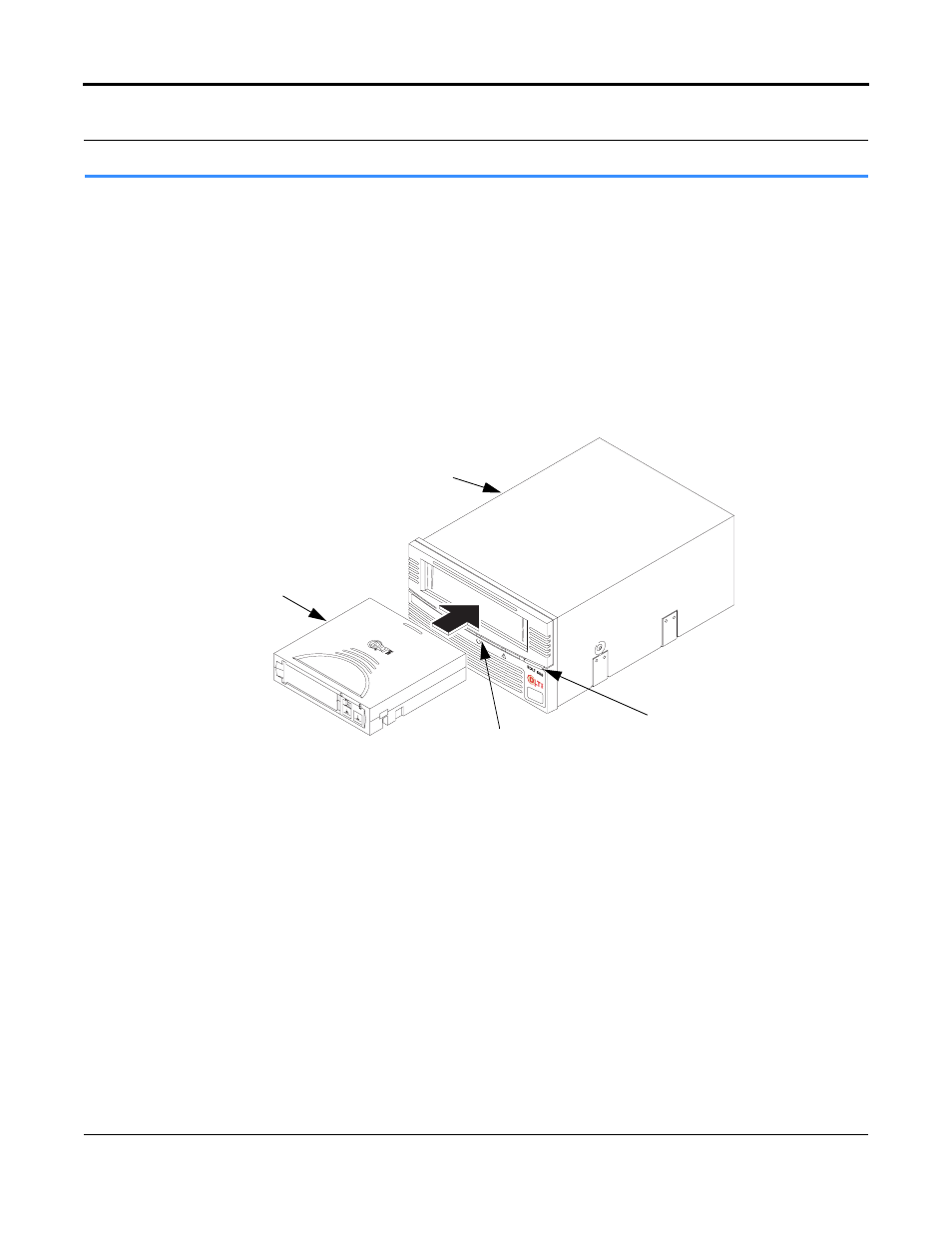 A.5 loading a data cartridge, Loading a data cartridge | Tandberg Data SDLT 600 User Manual | Page 101 / 126