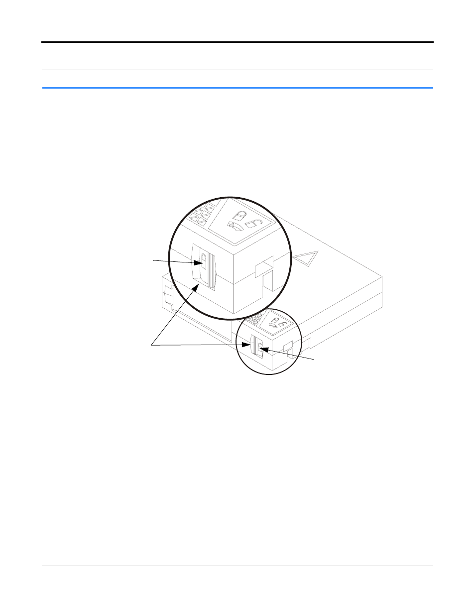 B.3 data cartridge write-protect switch, Data cartridge write-protect switch, Figure b-7 | Tandberg Data SDLT 600 User Manual | Page 109 / 126