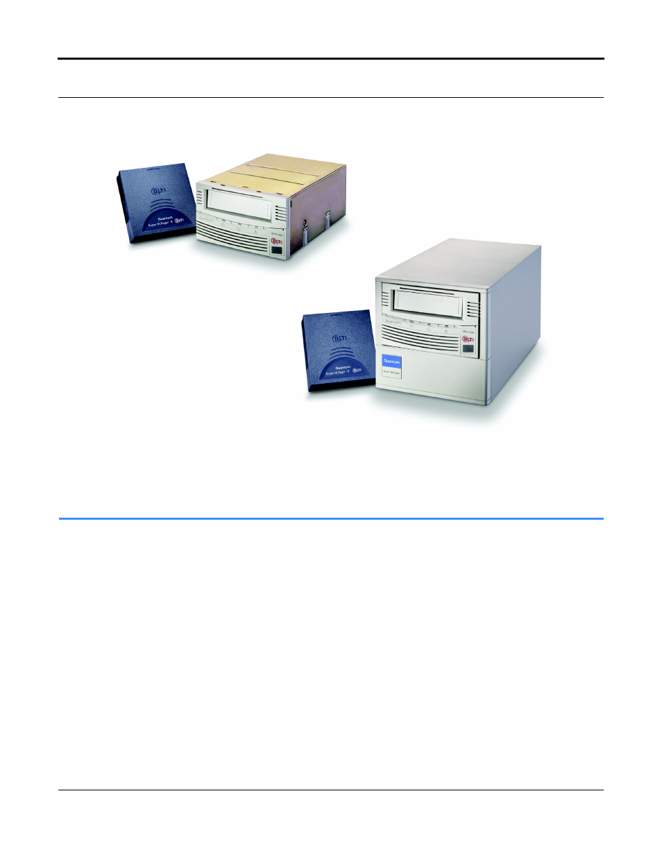 2 product features, Product features -2, Figure 2-1. sdlt 600 tape drive systems -2 | Product features | Tandberg Data SDLT 600 User Manual | Page 20 / 126