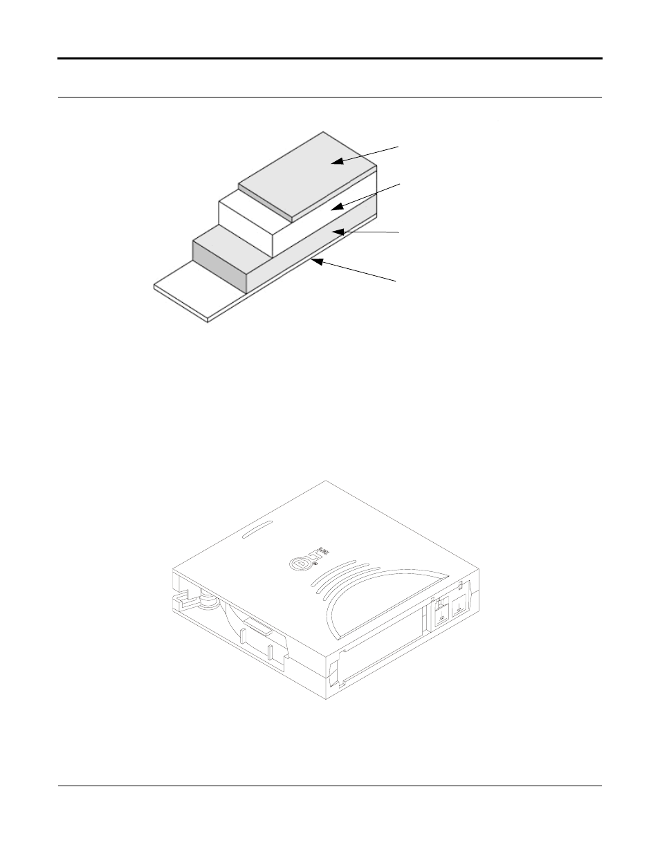 2 physical data cartridge, Physical data cartridge -17, Figure 3-2. super dlttape ii data cartridge -17 | Tandberg Data SDLT 600 User Manual | Page 45 / 126