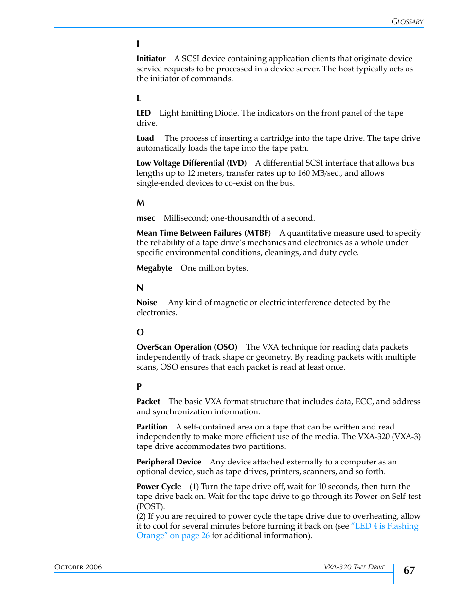 Tandberg Data VXA-320 (VXA-3) User Manual | Page 81 / 90