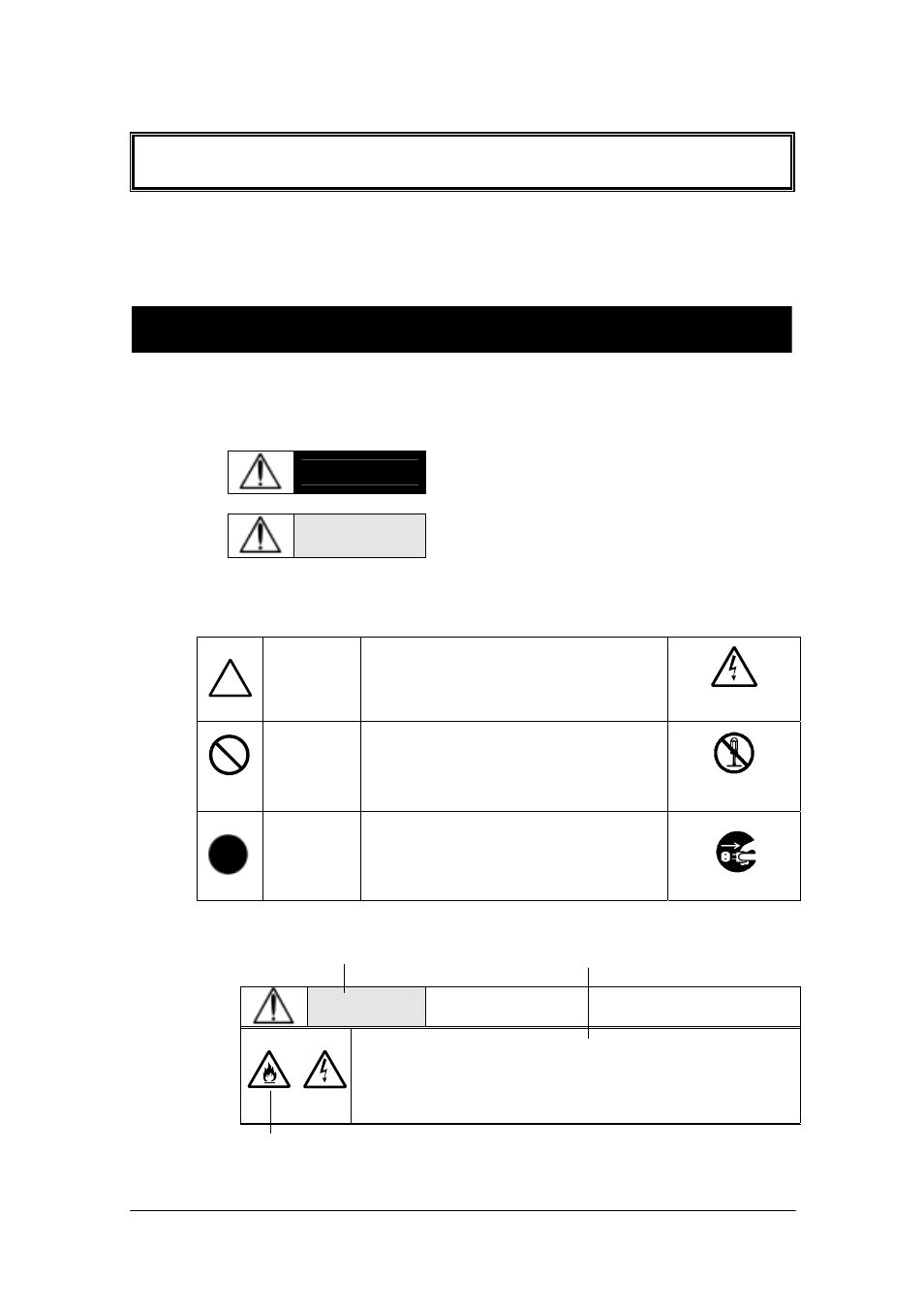 Safety precautions, Safety descriptions, Warning | Caution | Tandberg Data Autoloader Tandberg LTO2 User Manual | Page 3 / 85
