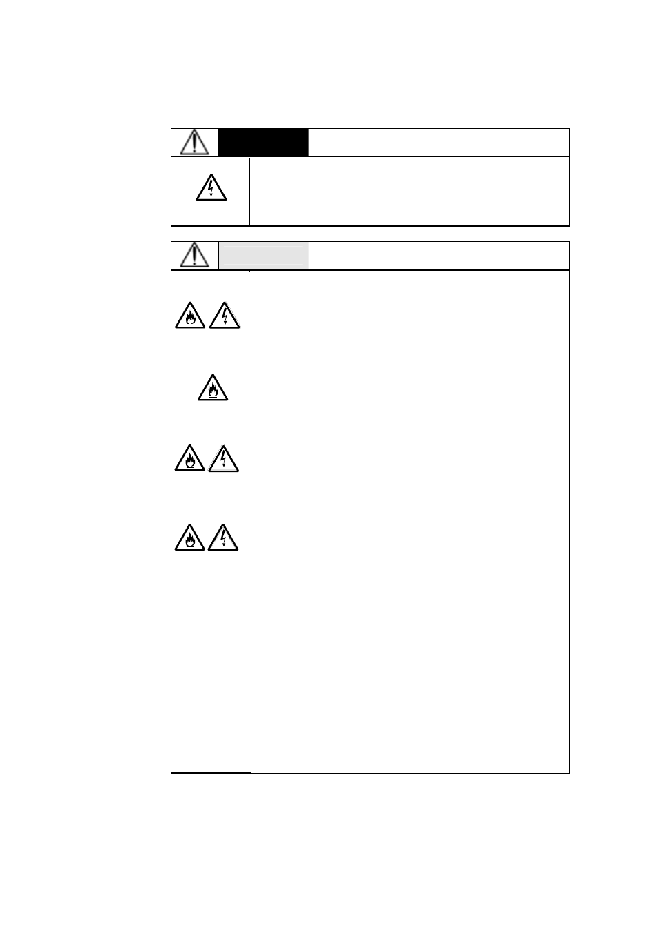 Cautions for power source or power cable, Warning, Caution | Tandberg Data Autoloader Tandberg LTO2 User Manual | Page 6 / 85