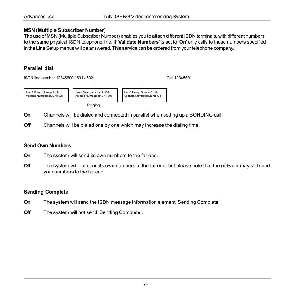 Tandberg Data 7000 User Manual | Page 74 / 118