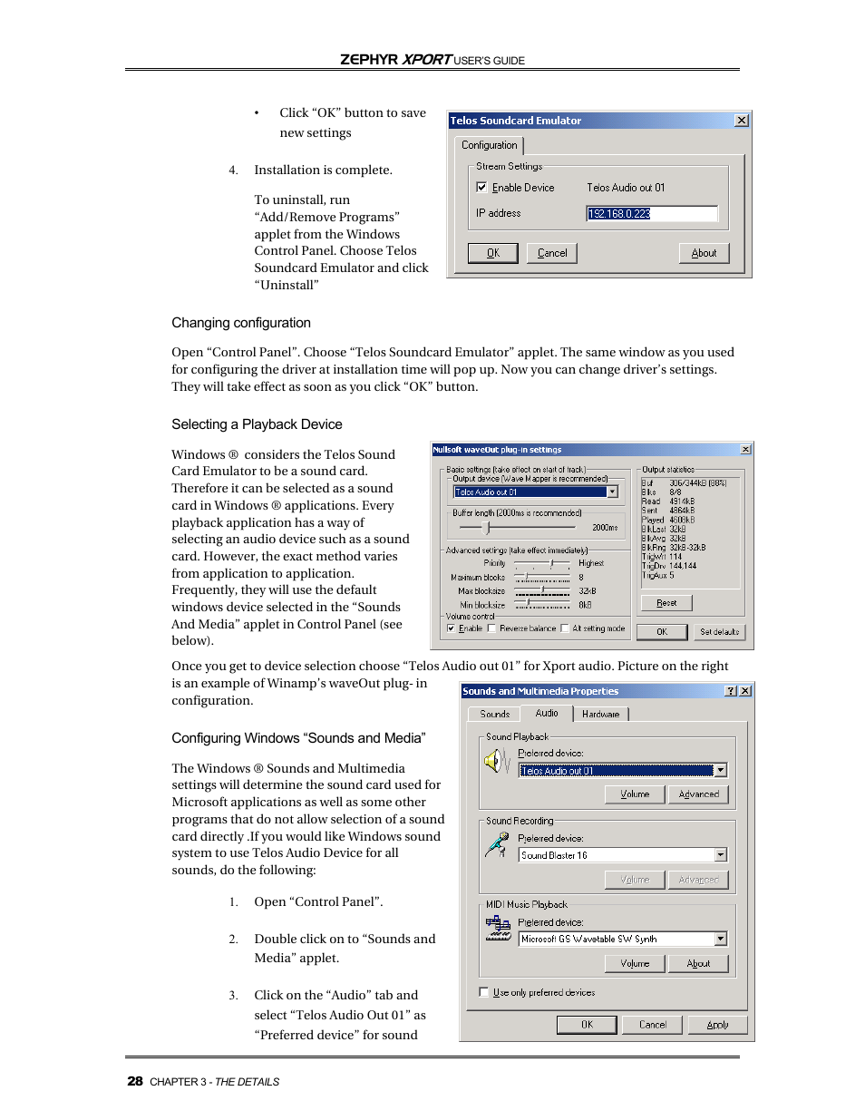 Telos Zephyr Xport User Manual | Page 38 / 57