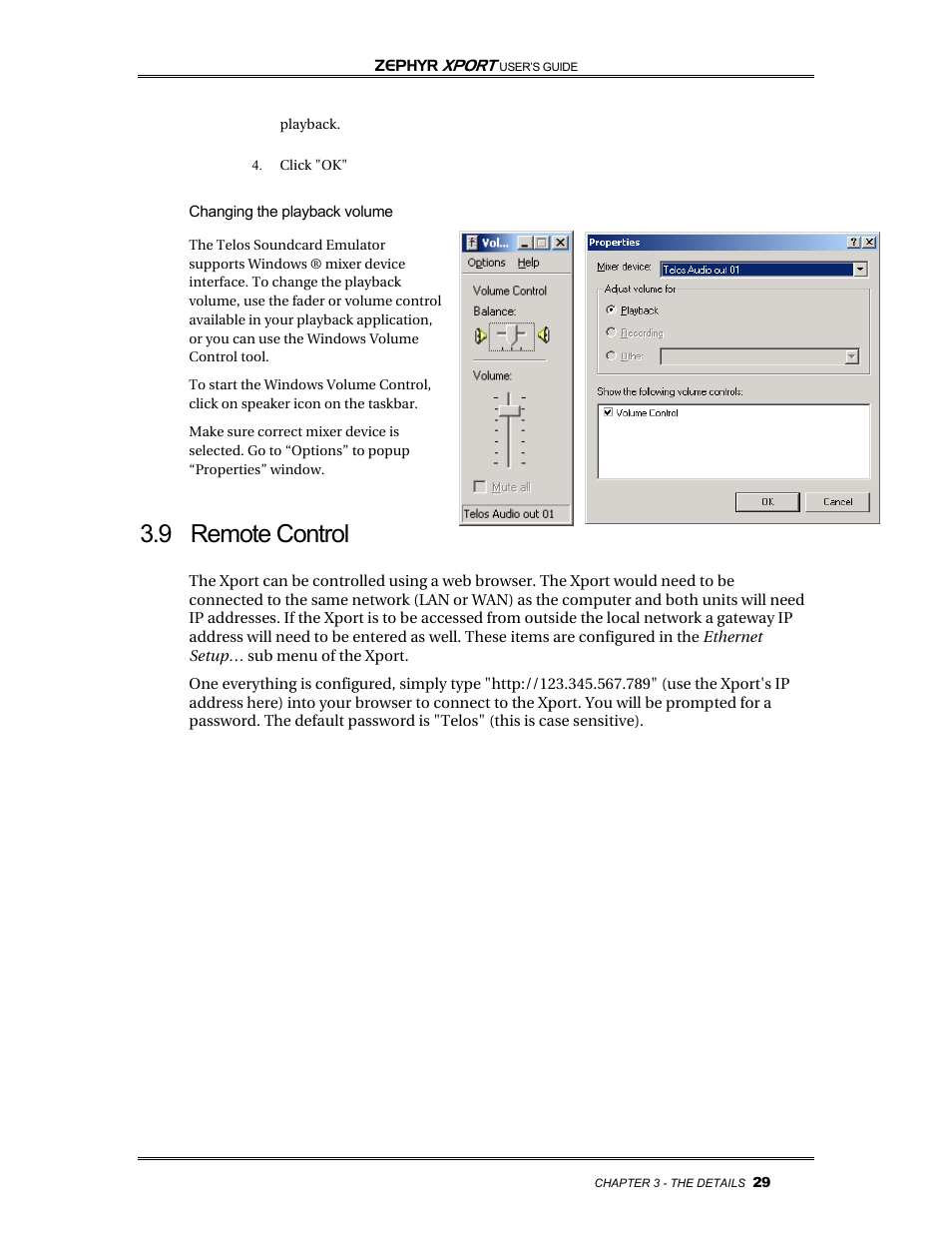 9 remote control | Telos Zephyr Xport User Manual | Page 39 / 57