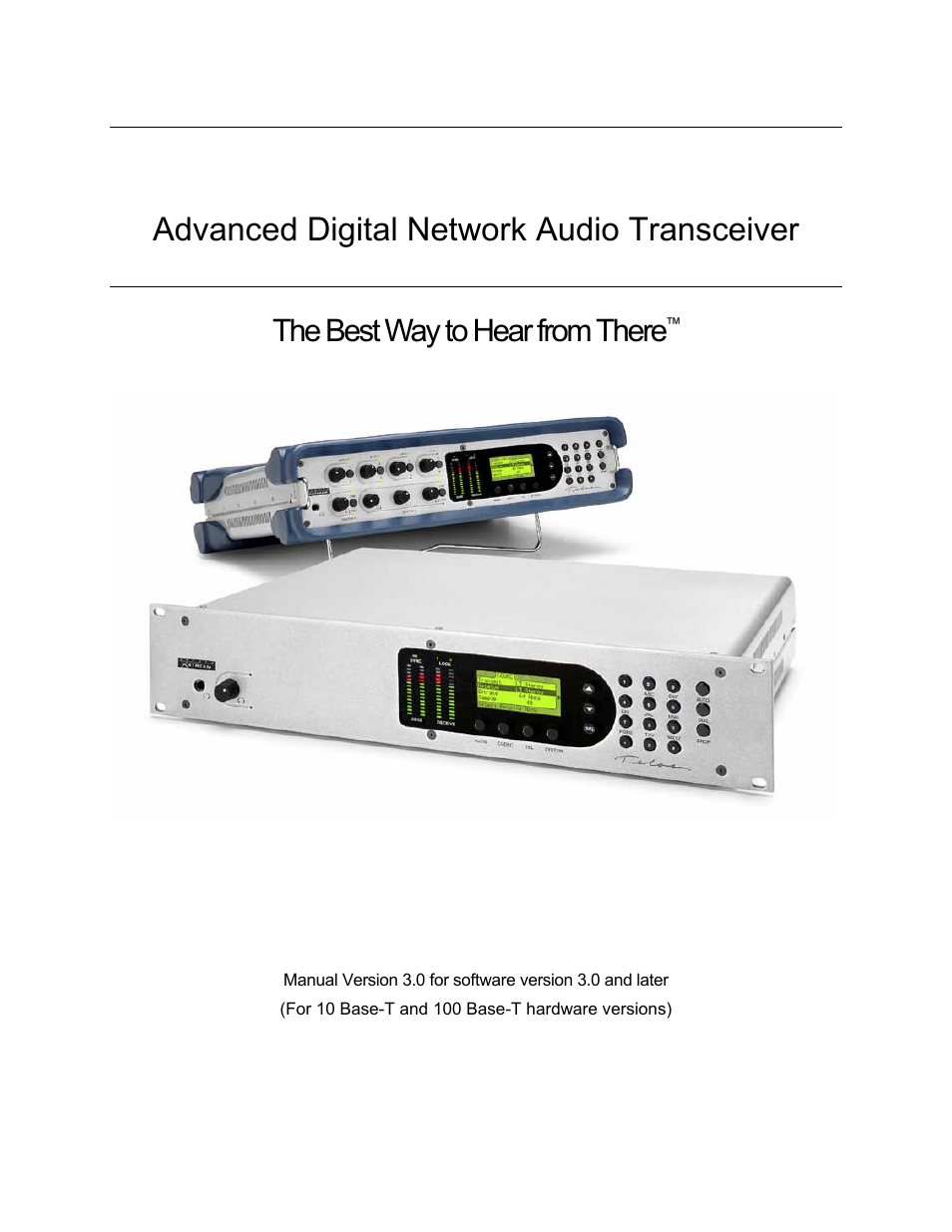 Telos Zephyr Xstream User Manual | 381 pages