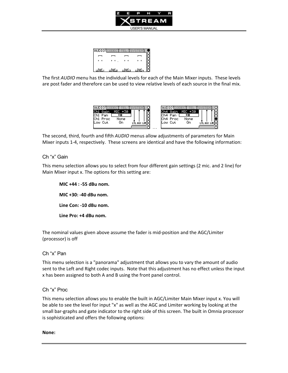 Telos Zephyr Xstream User Manual | Page 100 / 381