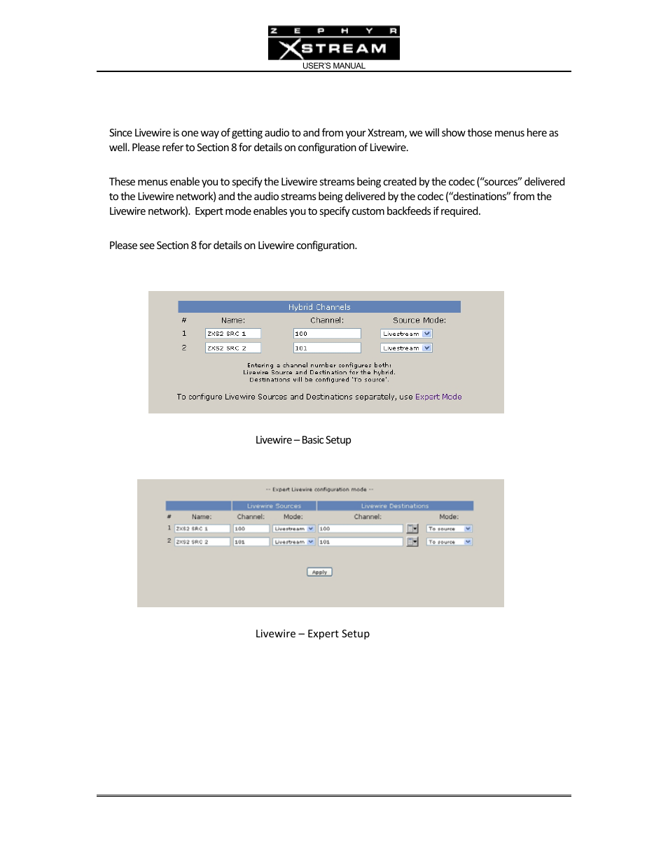 Telos Zephyr Xstream User Manual | Page 104 / 381