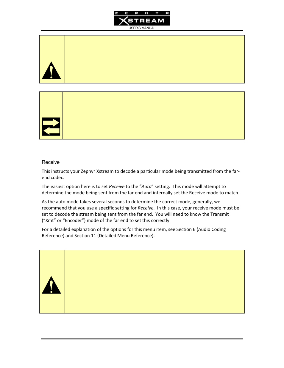 Telos Zephyr Xstream User Manual | Page 107 / 381