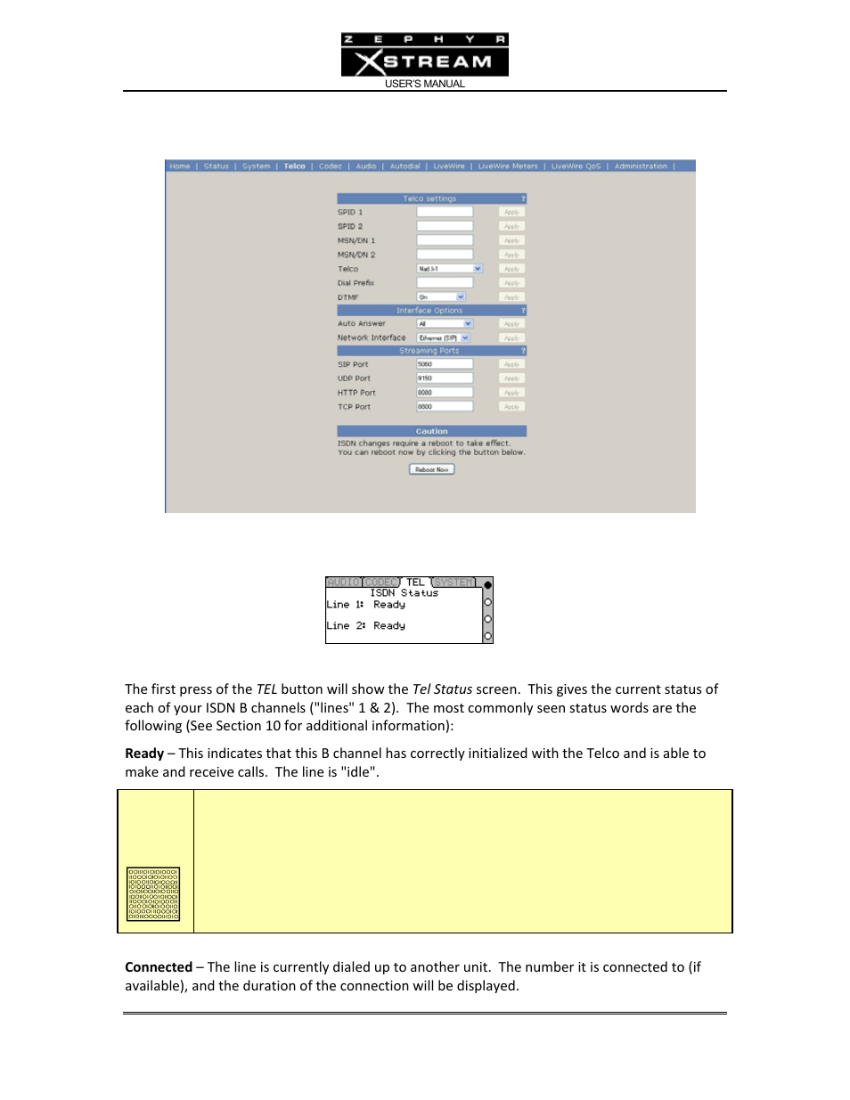 Telos Zephyr Xstream User Manual | Page 111 / 381