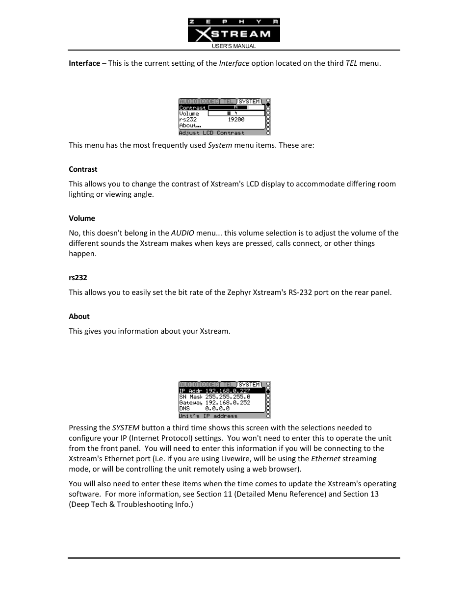 Telos Zephyr Xstream User Manual | Page 118 / 381