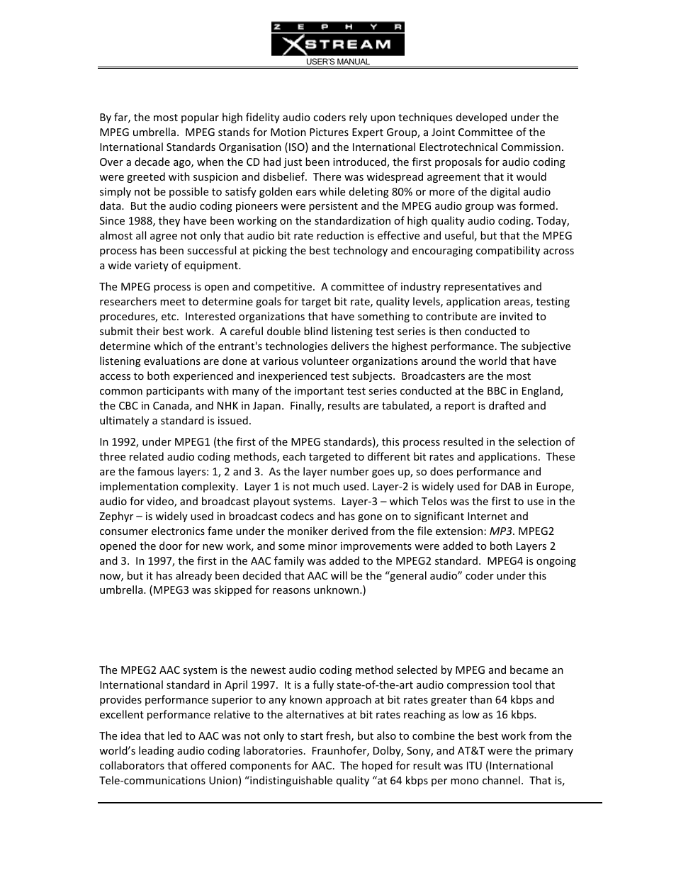 Telos Zephyr Xstream User Manual | Page 126 / 381