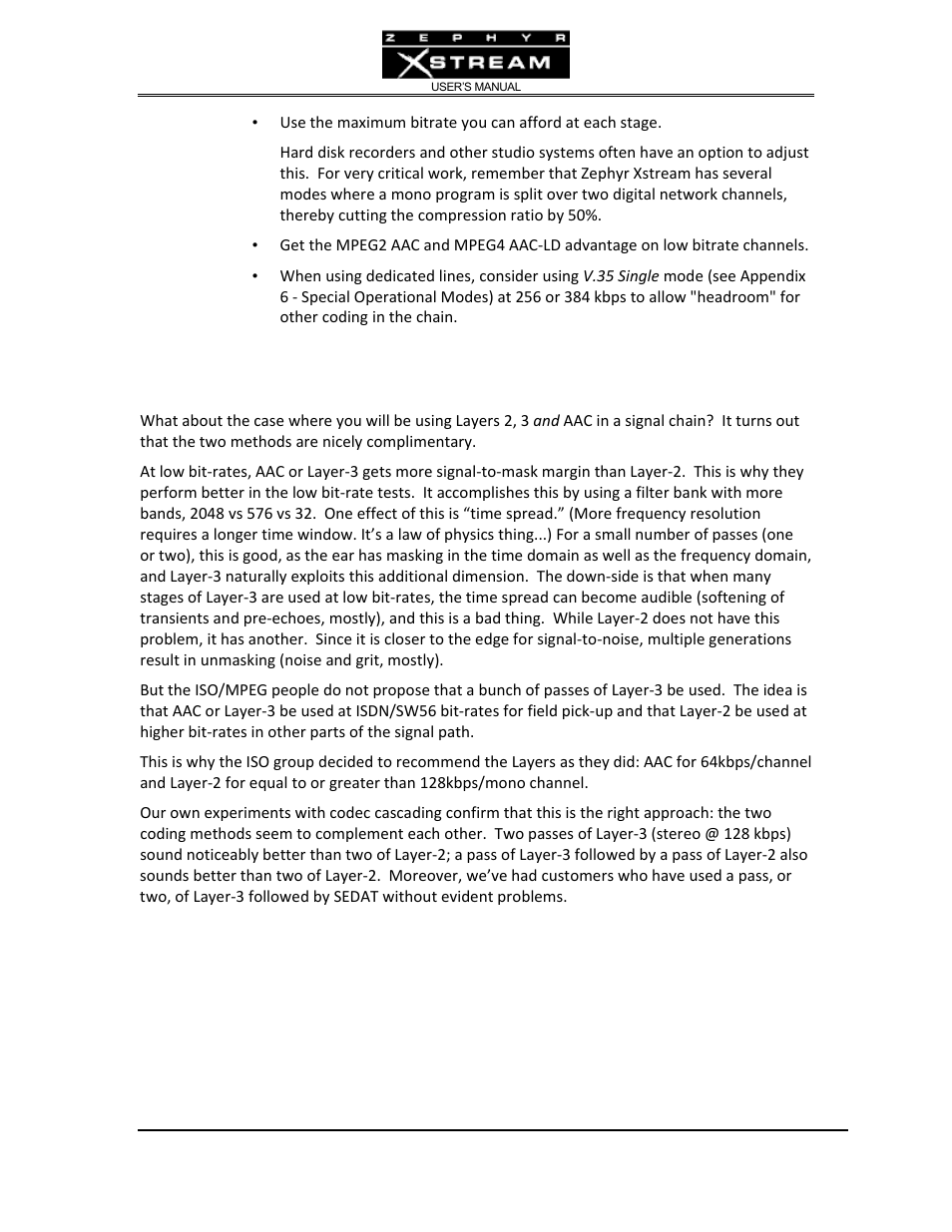 Telos Zephyr Xstream User Manual | Page 137 / 381