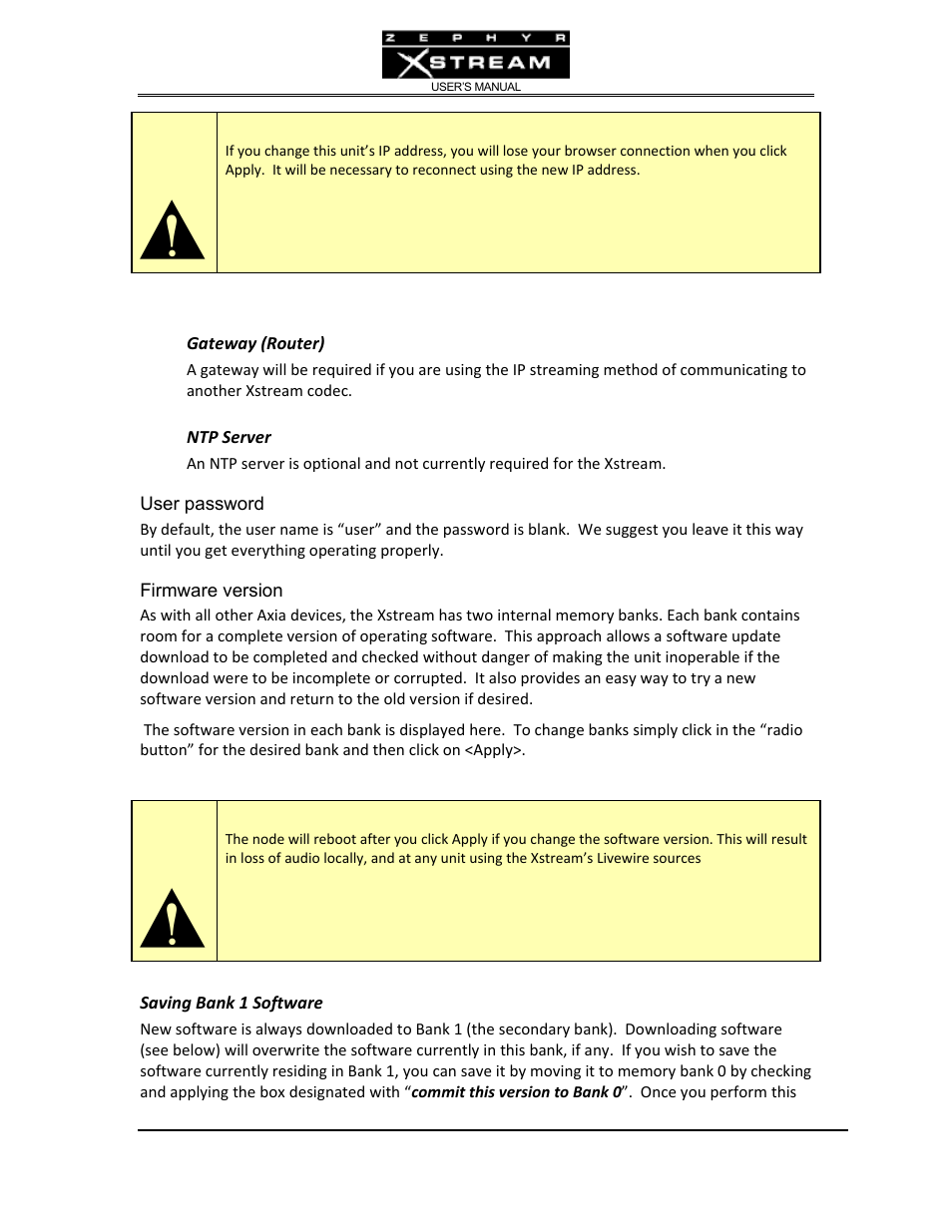 Telos Zephyr Xstream User Manual | Page 158 / 381
