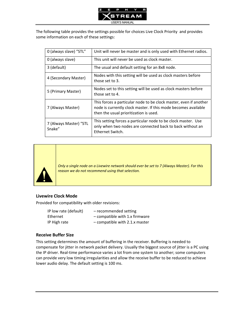 Telos Zephyr Xstream User Manual | Page 160 / 381