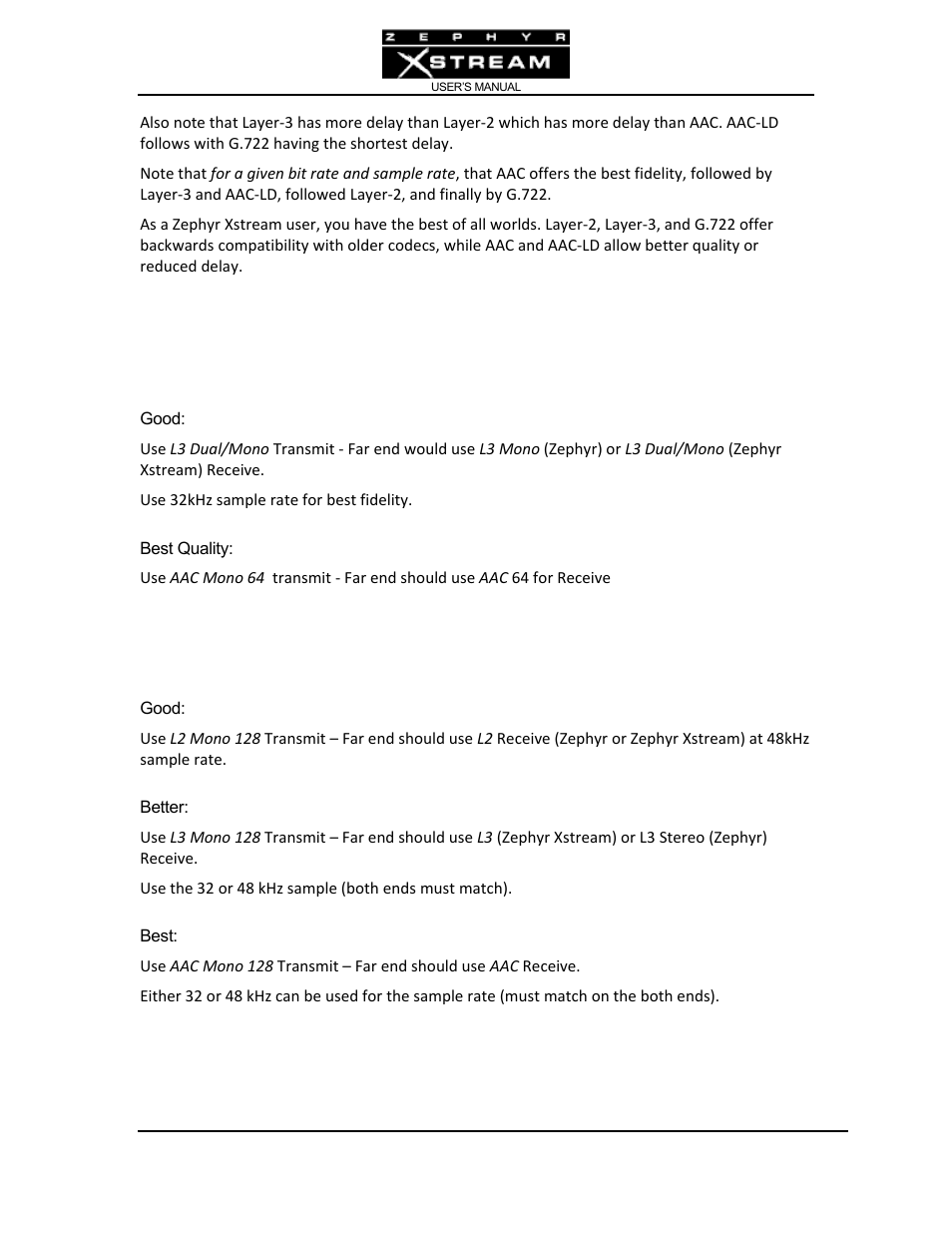 Telos Zephyr Xstream User Manual | Page 184 / 381
