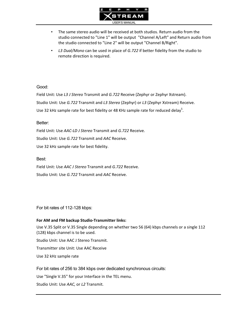 Telos Zephyr Xstream User Manual | Page 187 / 381