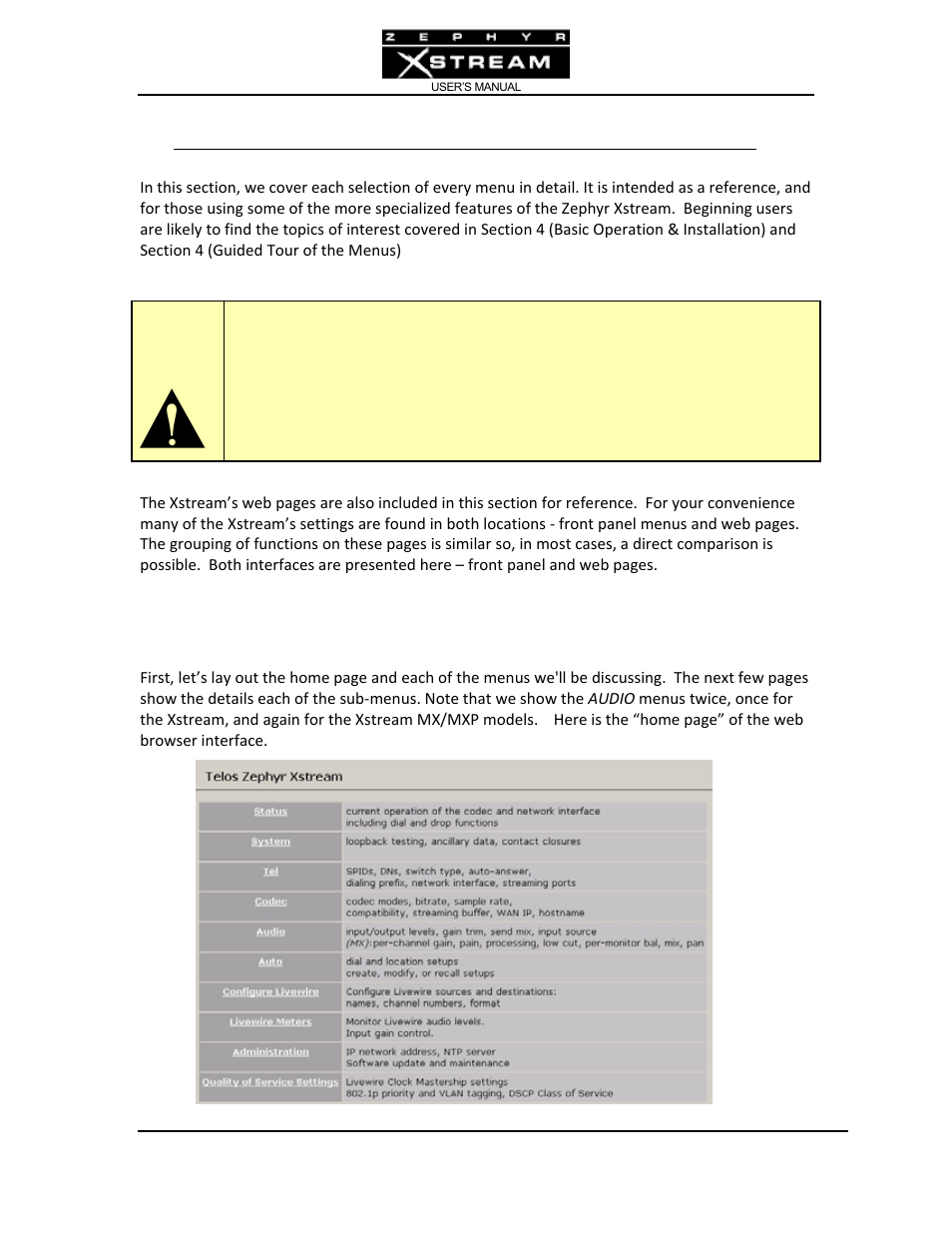 Chapter 11: the works! - detailed menu reference | Telos Zephyr Xstream User Manual | Page 199 / 381