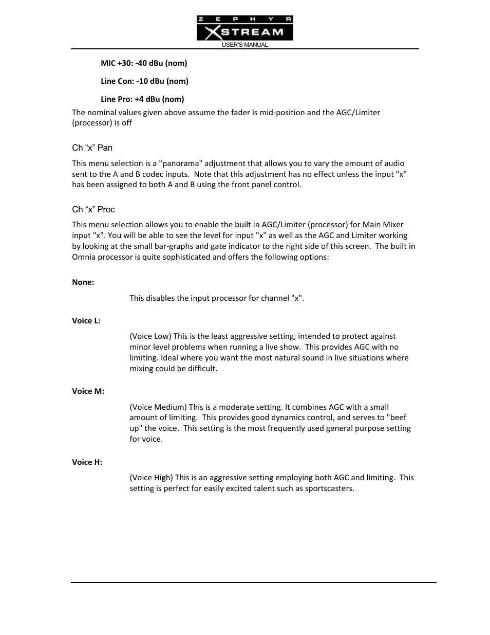 Telos Zephyr Xstream User Manual | Page 210 / 381