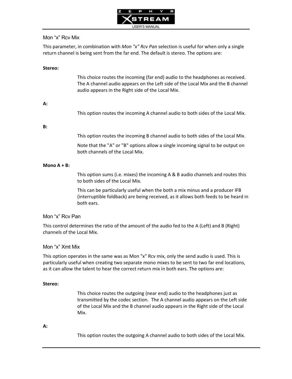 Telos Zephyr Xstream User Manual | Page 212 / 381