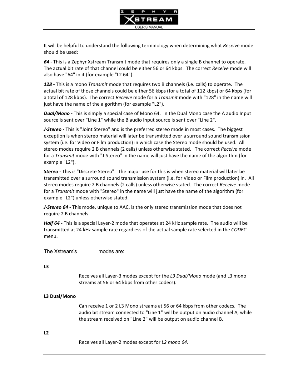 Telos Zephyr Xstream User Manual | Page 222 / 381