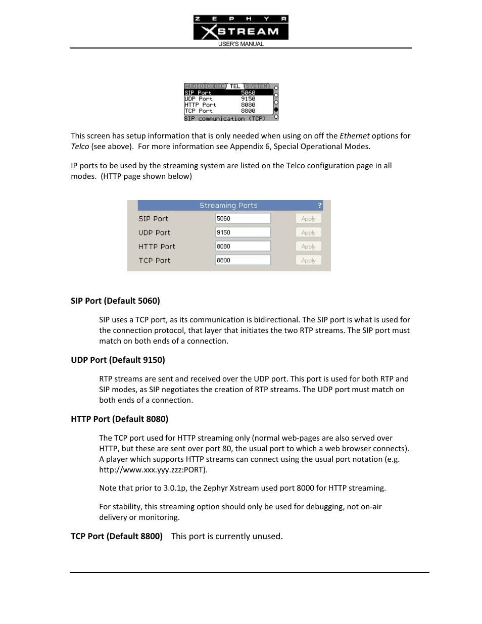 Telos Zephyr Xstream User Manual | Page 238 / 381