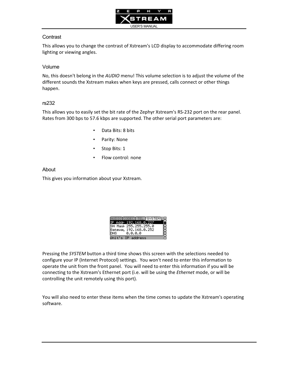 Telos Zephyr Xstream User Manual | Page 241 / 381