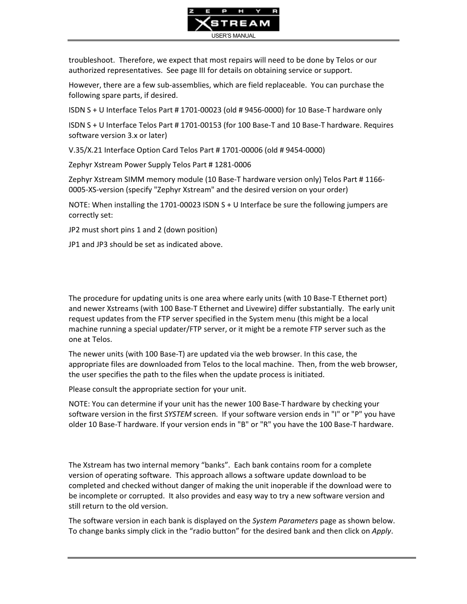 Telos Zephyr Xstream User Manual | Page 277 / 381