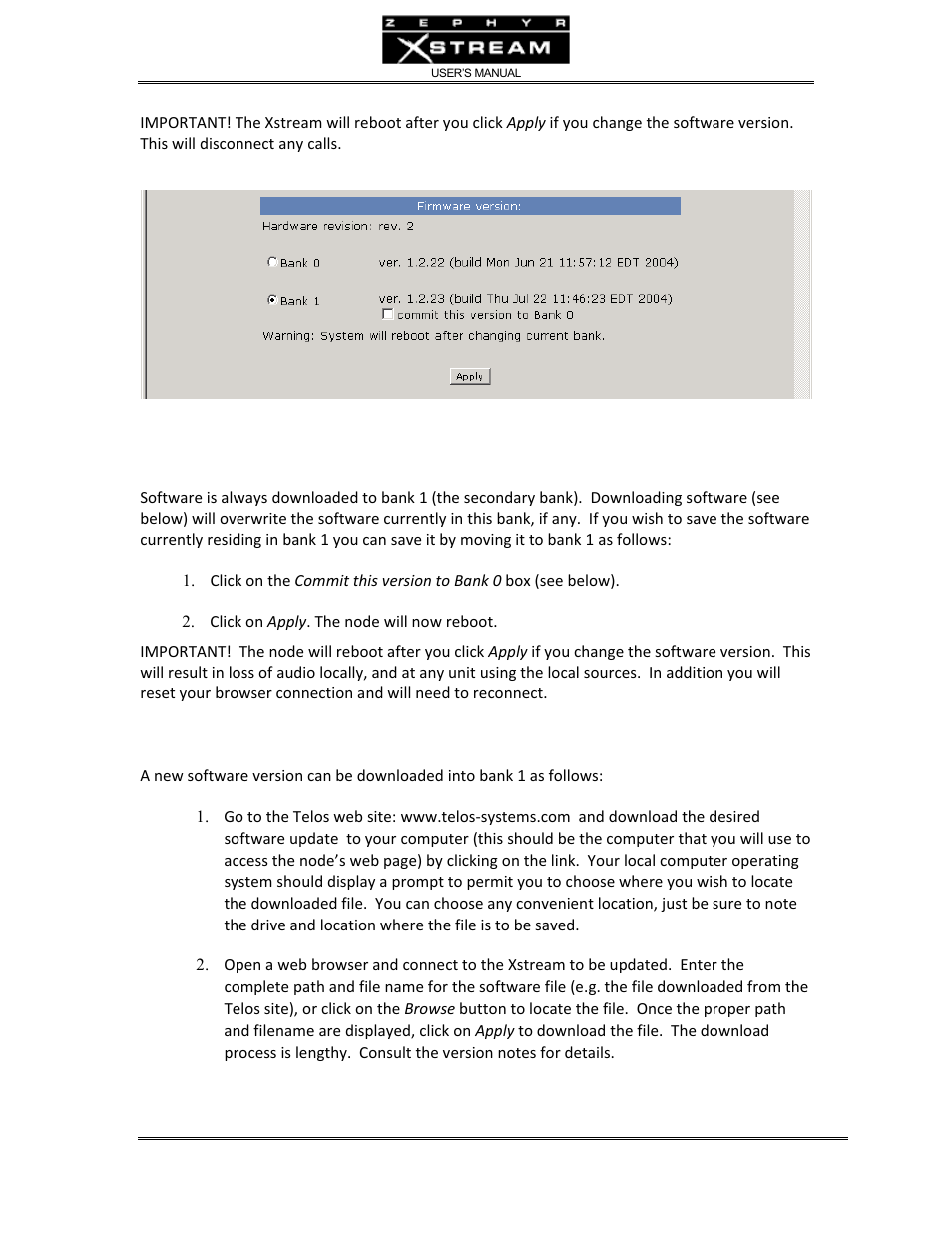 Telos Zephyr Xstream User Manual | Page 278 / 381