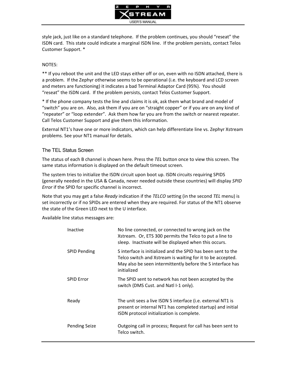 Telos Zephyr Xstream User Manual | Page 289 / 381