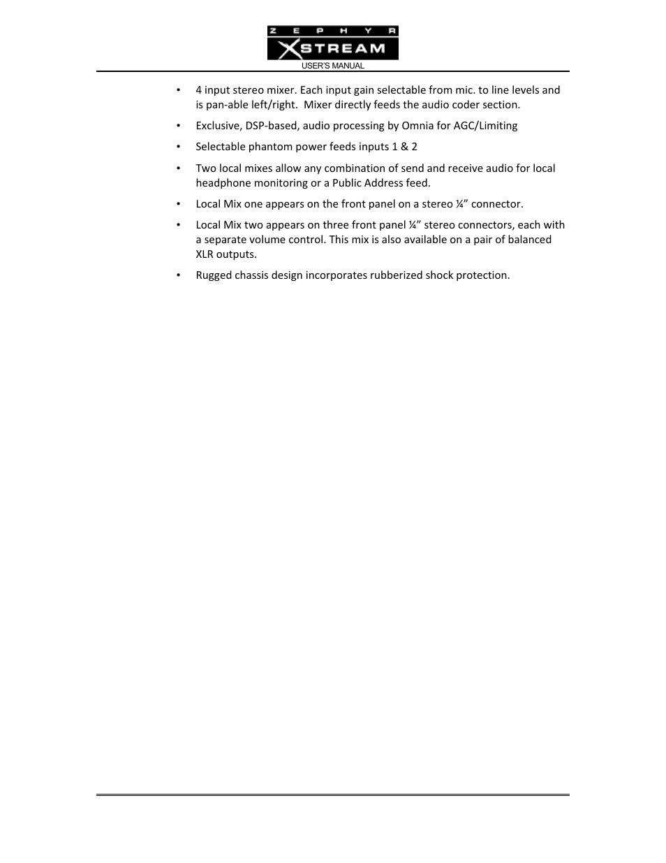 Telos Zephyr Xstream User Manual | Page 29 / 381