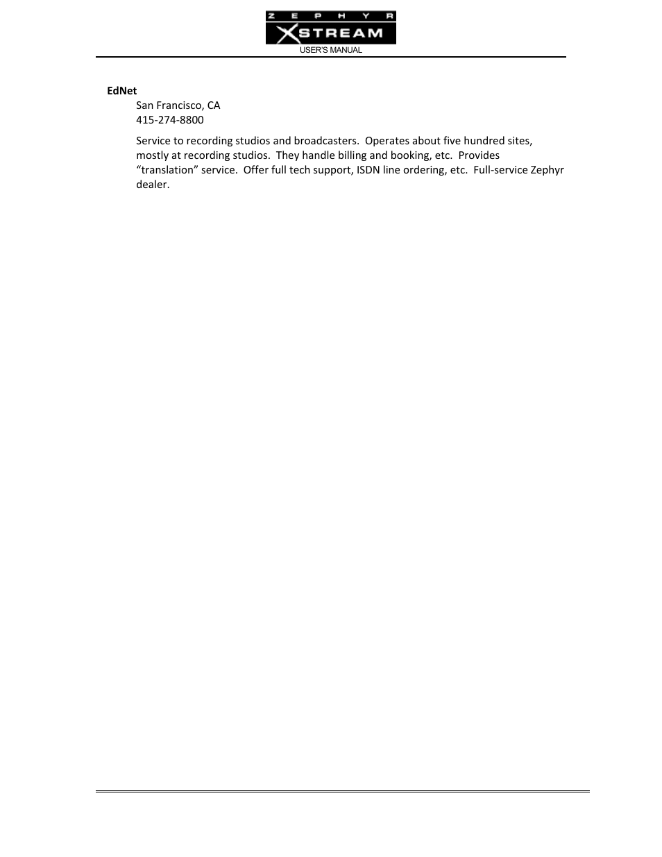 Telos Zephyr Xstream User Manual | Page 312 / 381
