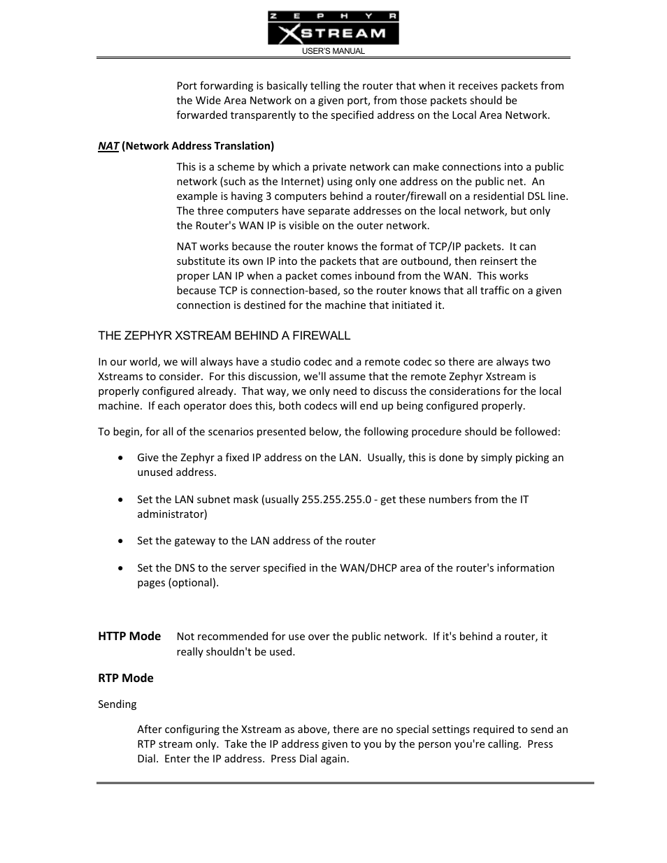 Telos Zephyr Xstream User Manual | Page 332 / 381