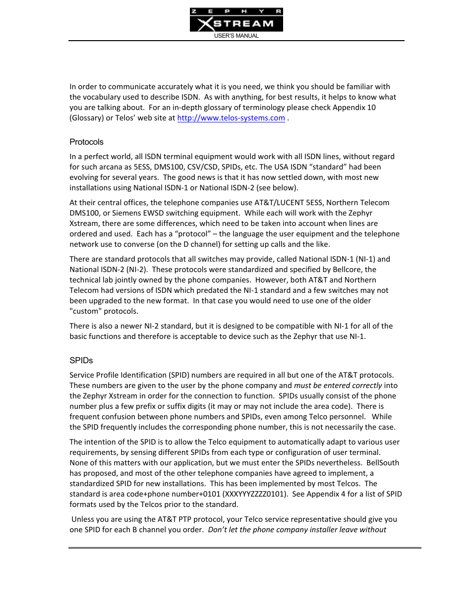 Telos Zephyr Xstream User Manual | Page 345 / 381