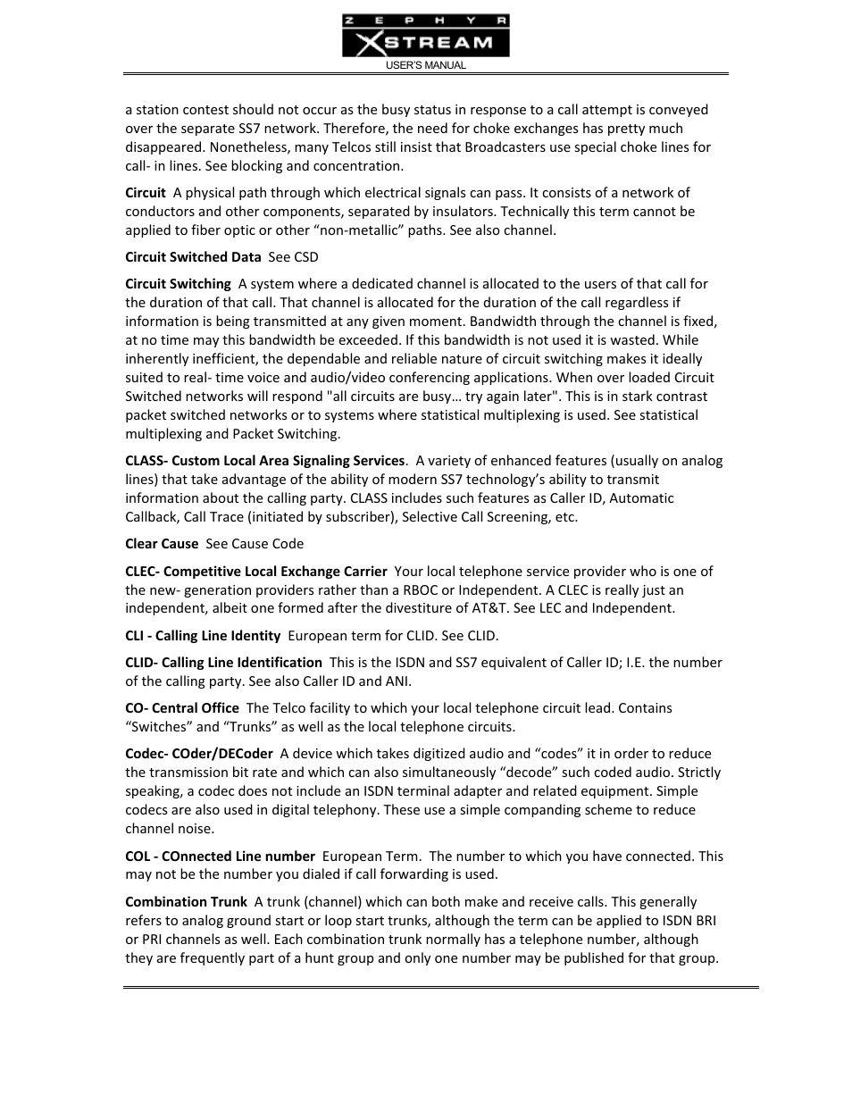 Telos Zephyr Xstream User Manual | Page 360 / 381
